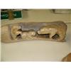 Image 1 : Bone relief carving of 3 bears 17" long, 5" high (33)
