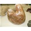 Image 3 : Mother and child soapstone carving 6" tall, 6" wide (33)