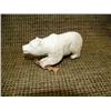 Image 2 : Bone bear with fish 4.5" long, 2" tall (33)