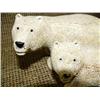 Image 3 : Bone bear family of 3, 8" long, 4" high (33)