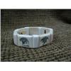 Image 2 : Ivory bracelet, with scrimshawed eagles (33)