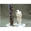 Image 2 : Ivory totem figure on bone base 5.5" tall by Shaman LAI (33)