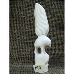 Ivory eagle 6" tall by Gene Zenna (33)