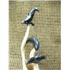 Image 2 : Antler base and dark porpoise scene 6" tall (33)