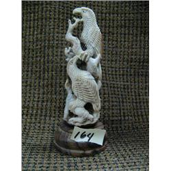 Eagles on wood base  - imported (33)