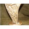 Image 3 : Imported salmon of antler on wood base 9.5" tall, 8" diameter (33)