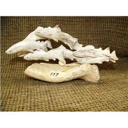 Imported salmon 4" tall 7" diameter (33)