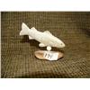 Image 1 : Ivory fish on fossilized ivory 4" long, 3" tall (33)