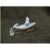 Image 1 : Ivory kayaker on fossilized ivory base 3.5" long, 3" tall (33)