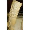 Image 4 : Elephant ivory African bust 17" tall, 4" wide, some damage on hair (33)