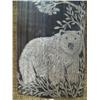 Image 2 : Baleen scrimshawed bear carving "Grizzly" by Carol Tirtys 8" tall (33)