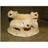 Image 1 : Family of bears, mother and 2 cubs, made of bone by alaska native (33)