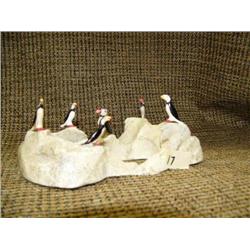 Bone puffin rookery alaska native made(33)