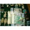 Image 5 : Huge lot of bone knives imported, money clips, hand carved wood animals, ivory earrings, ivory chops
