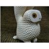 Image 4 : Ivory owl signed but unreadable 5.5" tall 2" diameter (33)