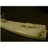 Image 3 : Ivory tusk with alaska native hunting seal 9" long (33)