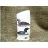 Image 1 : Ivory pencil holder with scrimshawed birds 4" tall by Fred Mayac (33)