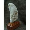 Image 2 : Large whales tooth mounted on wood, very intricately carved -may be imported (33)