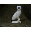 Image 1 : Ivory owl 4.5" tall by Clane with baleen eyes and diamond-like stone in center (33)