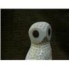Image 4 : Ivory owl 4.5" tall by Clane with baleen eyes and diamond-like stone in center (33)