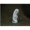 Image 1 : Small ivory walrus 3" tall unreadable signature (33)