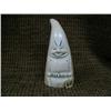 Image 1 : Ivory whales tooth 4.5" long scrimshawed and carved into billiken