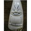 Image 2 : Ivory whales tooth 4.5" long scrimshawed and carved into billiken