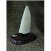 Image 3 : Intricately carved whale's tooth of whaling scene 5" tall (33)