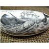 Image 3 : Whale's tooth with whaling scene 8" long by Rashidi (33)