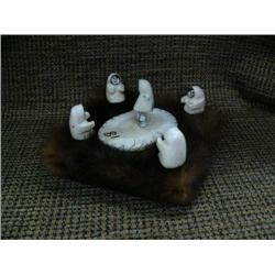 AK native blanket toss by John Polook - all ivory carvings (33)