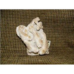 CHOICE on 2: imported otters made of bone -4" long (33)