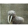 Image 3 : CHOICE on 2: 5" tall bone and ivory tusk walrus, unreadable signature  (33)