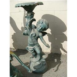 Angel holding a small urn 38" tall 15" wide (3)