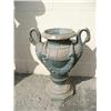 Image 1 : Cast iron urn with bird head handles 28" tall 21" wide (3)