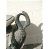 Image 2 : Cast iron urn with bird head handles 28" tall 21" wide (3)