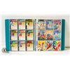 Image 1 : ESTATE GREEN BINDER OF ASSORTED BASE COMIC CARDS