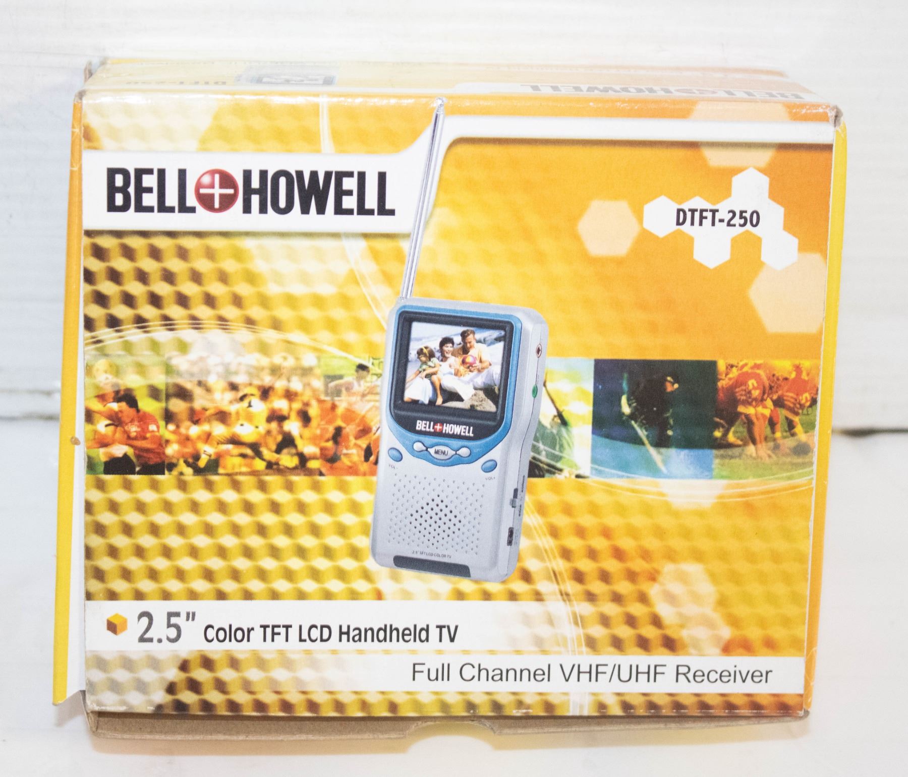 Handheld Tv Color BELL HOWELL 2.5