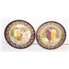 Image 1 : PAIR OF HUTSCHENREUTHER (GERMANY) PLATES   1945