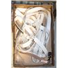 Image 1 : LARGE FLAT OF WHITE BELTS - VARIOUS STYLES