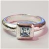 Image 1 : JP947-149 SILVER BLUE TOPAZ RING