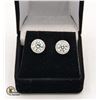 Image 1 : #970--SCREW BACK EARRINGS 2.30 CT TW GRA CERTIFIED