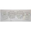 Image 1 : LOT OF 4 GLASS CANDLE HOLDERS