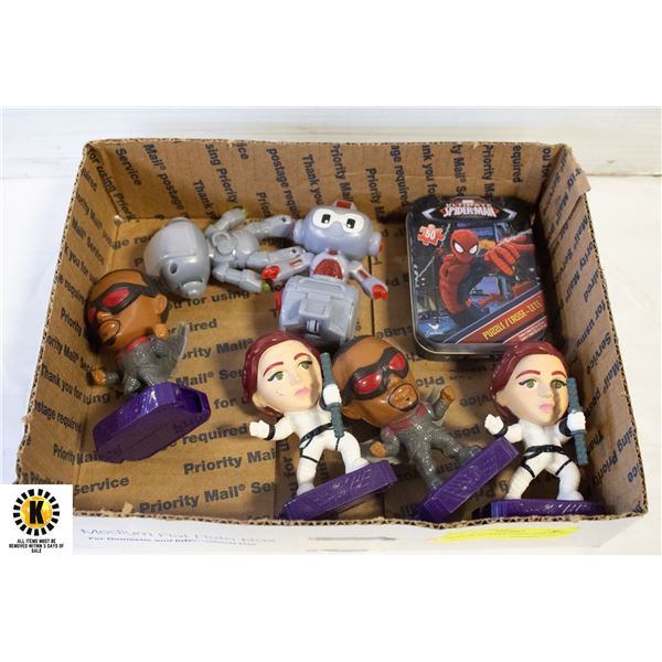 FLAT OF MARVEL ITEMS AND MORE