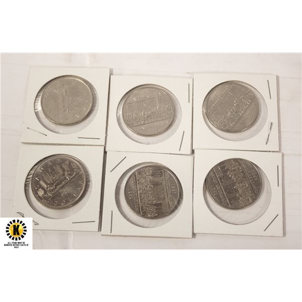 CANADA DOLLARS VINTAGE COINS