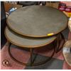 Image 1 : NEW CLASSIC METAL NESTING COFFEE & END TABLE SET