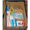 Image 1 : LARGE BOX OF NEW BABY BOTTLES AND TOYS