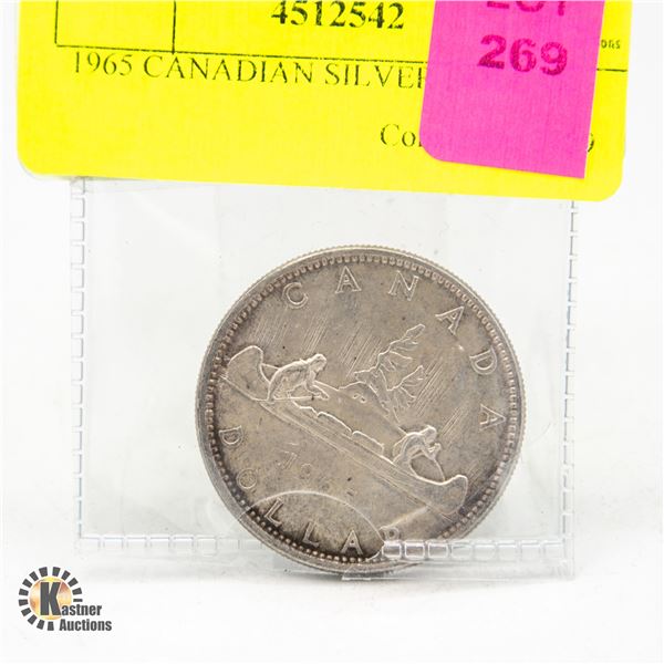 1965 CANADIAN SILVER DOLLAR