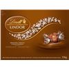 Image 1 : NEW 156G BOX OF LINDT LINDOR HAZELNUT CHOCOLATES