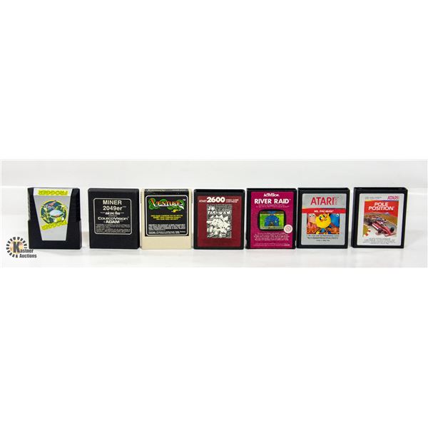 LOT OF VINTAGE ATARI GAMES