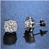 Image 3 : 1 CT GRA CERTIFIED MOISSANITE 925 SILVER EARRINGS